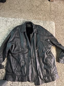 I&S Black Leather Men’s Heavy Duty 5XL With Inline Warm Fabric