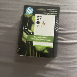 67XL Black & Color Ink Cartridge for HP Deskjet 2700-4100, Envy