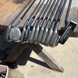 11 golf iron set. clubs   by Tommy armor tri-gold