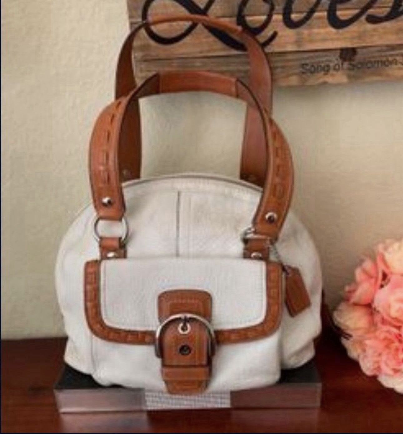 Authentic Butter Leather Coach Purse