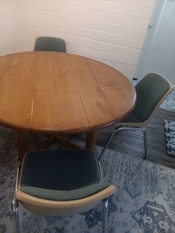 Living room dining table and chairs
