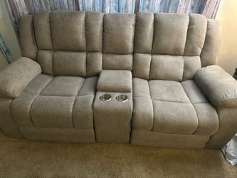 Sitswell Platinum Pearce Reclining Loveseat & Chair