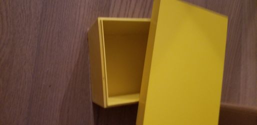 Yellow Acrylic & Wood M Size Box for Everything!