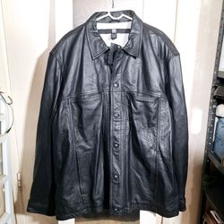 Vintage NWT Marithe Francois Girbaud Vintage Leather Jacket 3XL