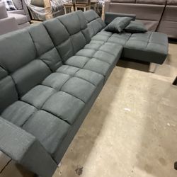 Convertible Sofa  Bed Couch Sectional And More  Ready And Available Today  Was $1399  