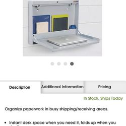 Folding Mount Desk Uline 