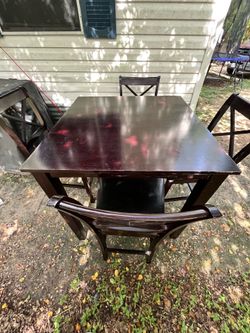 4-chairs dining set : comedor de 4 sillas
