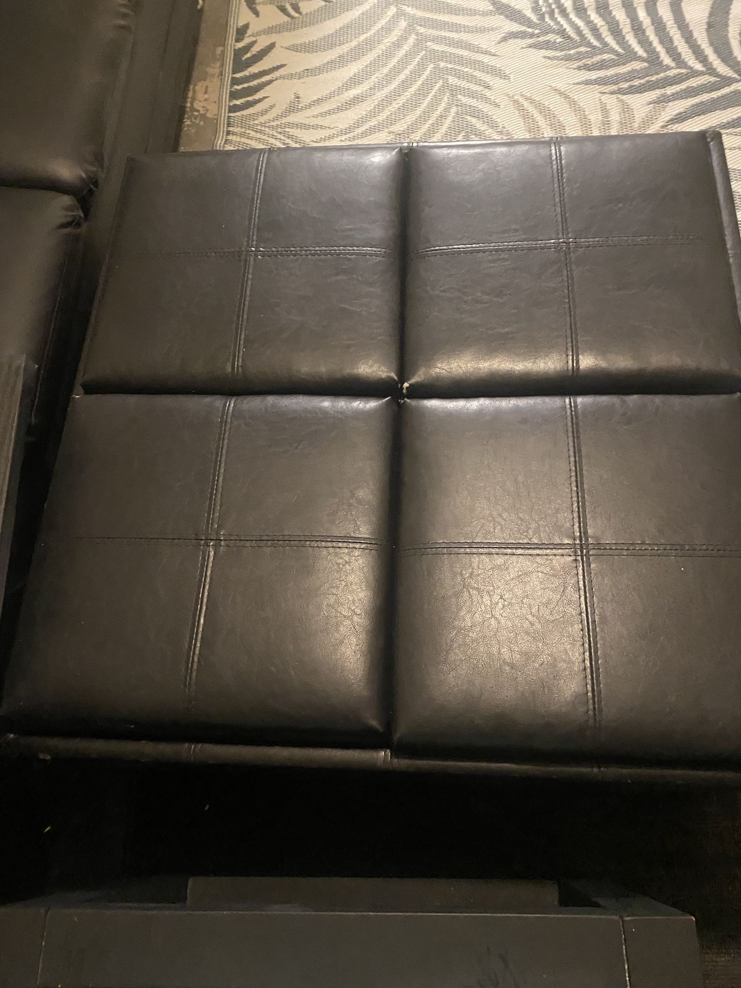 Black Ottoman