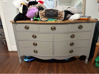 Large wood dresser