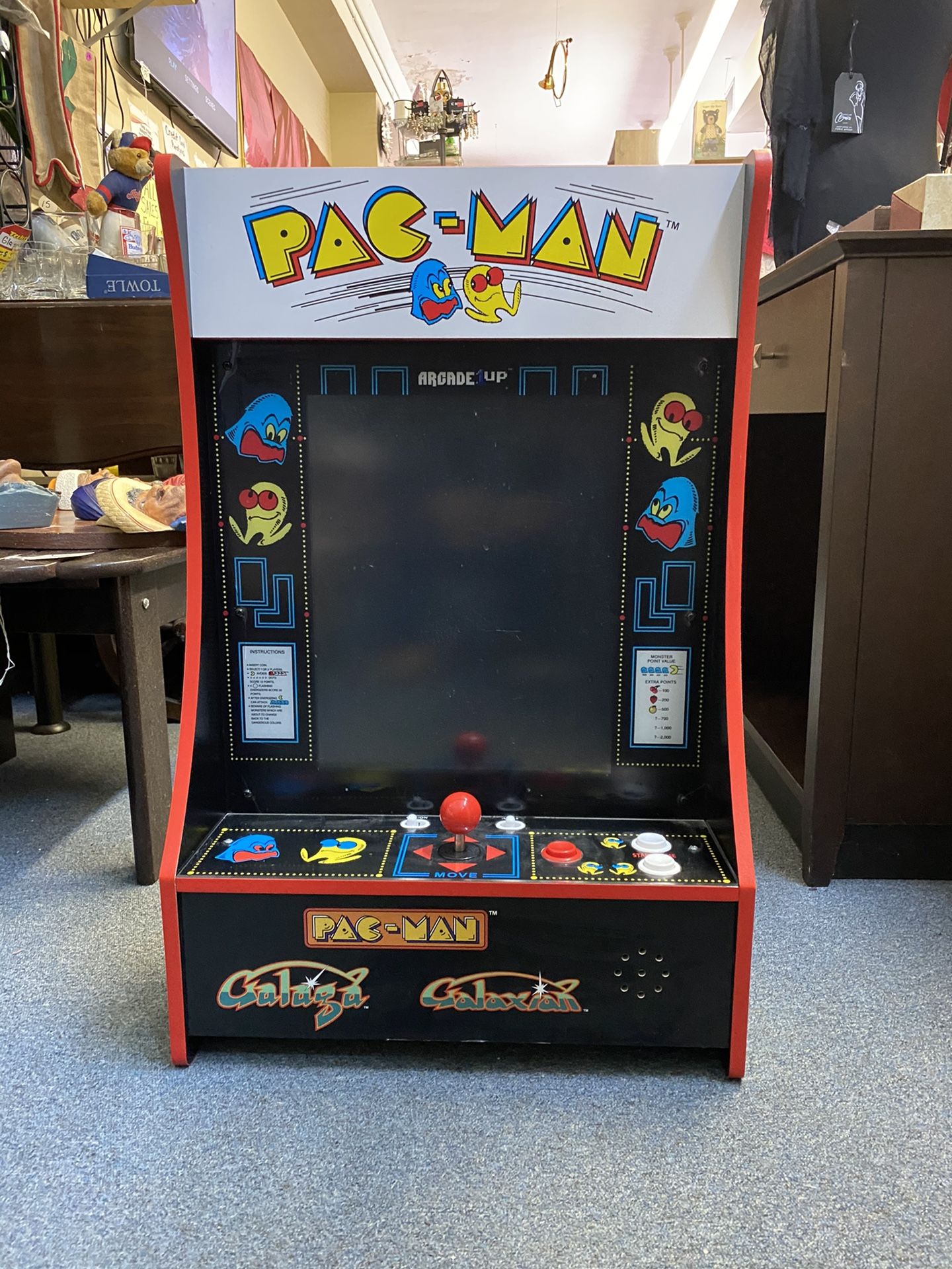 Wall mount Pac-Man arcade one up