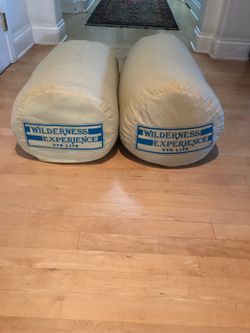 Wilderness Experience goose down sleeping bags