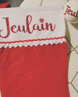 Custom Made Christmas ornaments And Stocking
