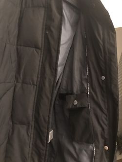 Calvin Klein Long Black Hooded Down Quilted Puffer Coat Jacket Womens M Rn  54163 for Sale in Philadelphia, PA - OfferUp