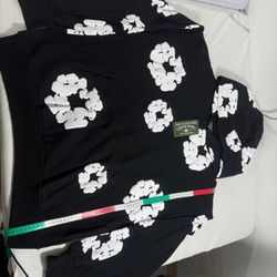 Denim Tears Hoodie Black And White