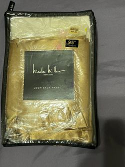NEW CURTAINS/ DRAPES/ NICHOLE MILLER/ 42”X95”/ WAS $75/ NOW ASKING $25