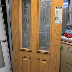36x79 Exterior Door Fiberglass Slab only Available Now 