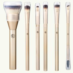 12 Pieces Of Sonia Kashuk Brushes In Different Sizes 