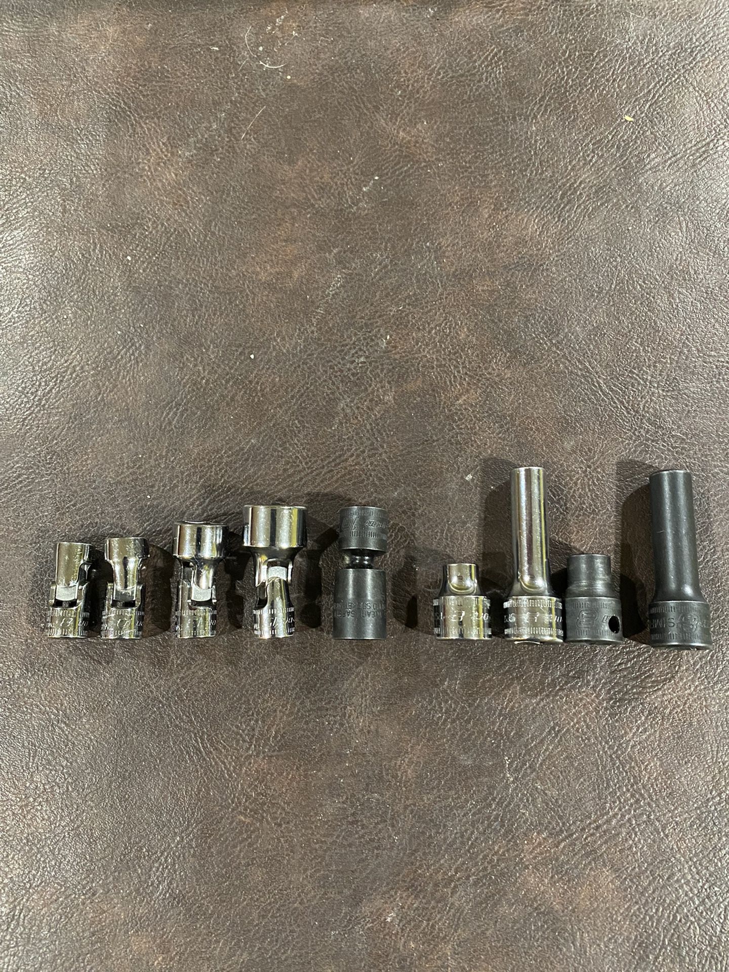 Snap-on 1/4 And 3/8 Inch Sockets 