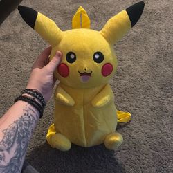 Pikachu character backpack