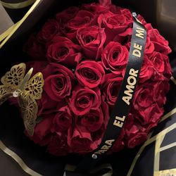 Ramo Buchon Roses Rosa