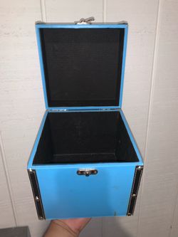 (Small) Blue Black Silver Box Storage Case