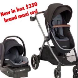 New in box The Maxi-Cosi Siena Modular Travel System, $350 Firm no lower Cash only East Palmdale  off 47th &R8 Address will be provide when ready to c
