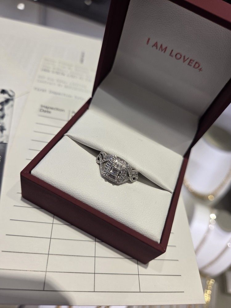 Size 4.5 Wedding Ring With Band
