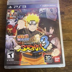 Naruto Shippuden Ultimate Ninja Storm 3 PlayStation 3 PS3 Game Manual With Cards