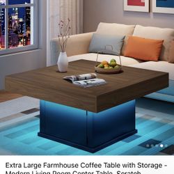 Farmhouse XL Living room Table Brand New 