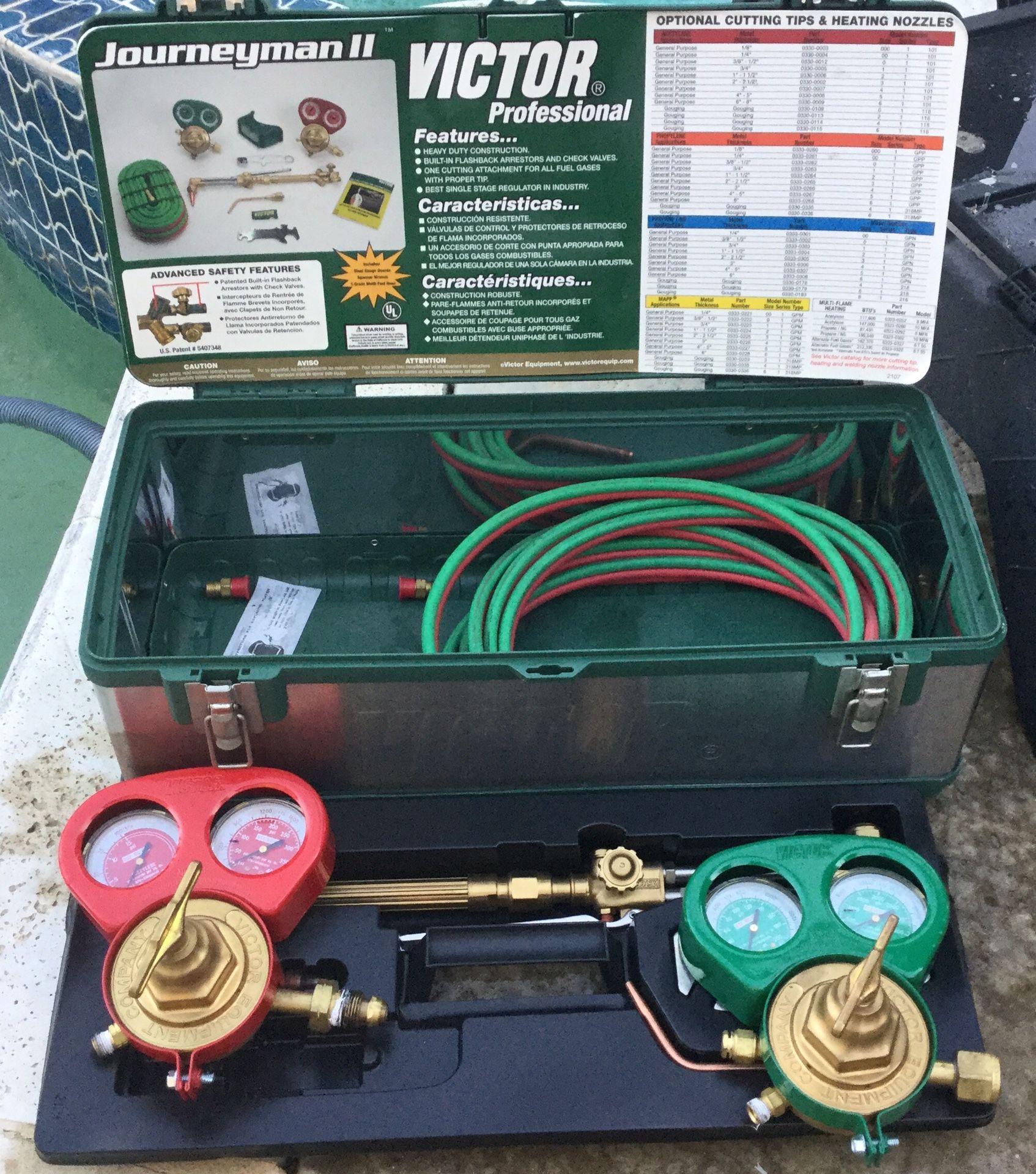 Victor Journeyman II Professional Cutting Torch Kit . for Sale in