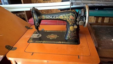 1914 red eye singer sewing machine