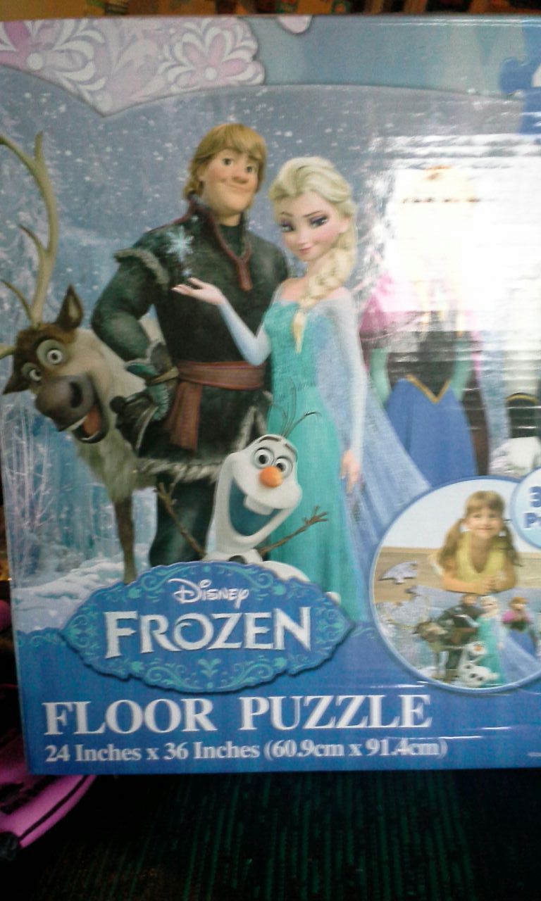 Frozen floor puzzle - 46 pieces