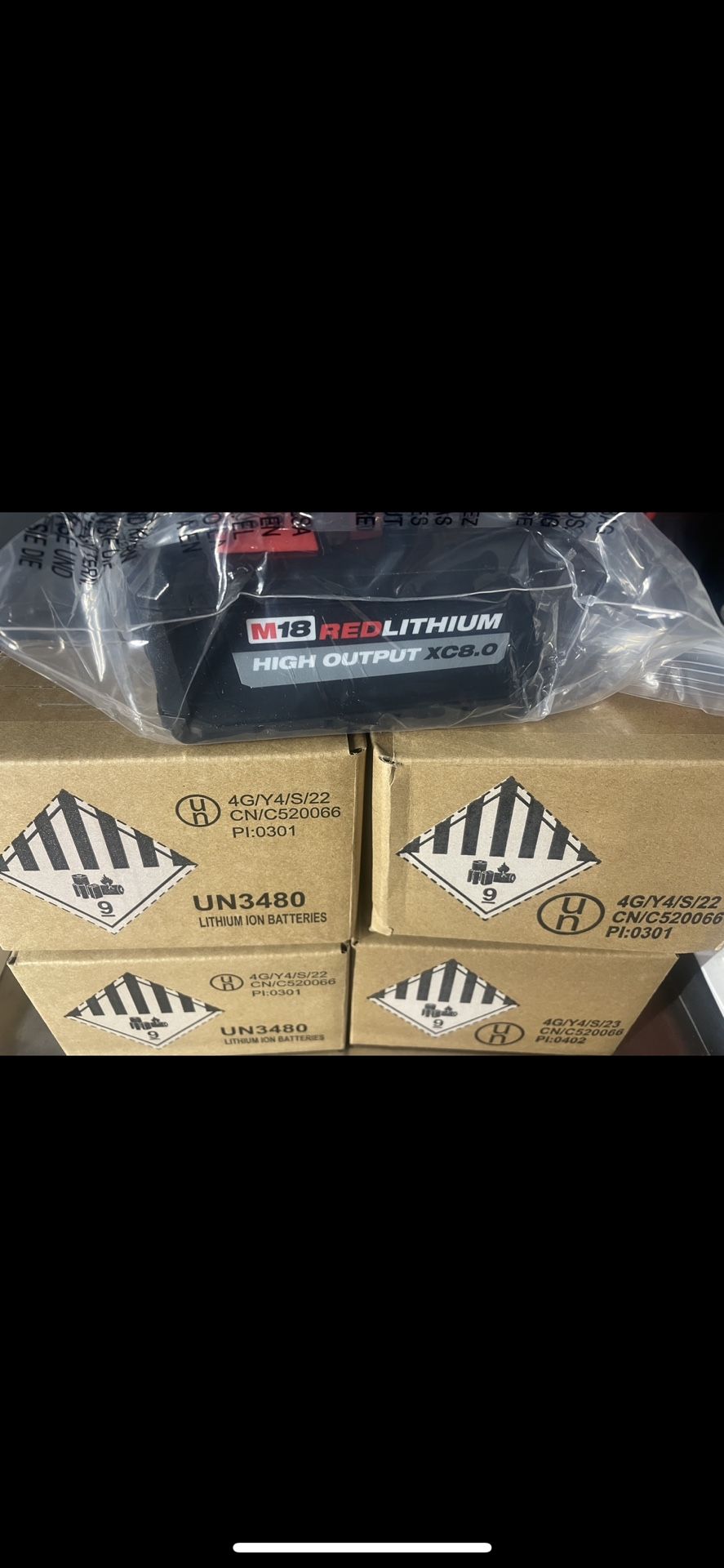 Milwaukee M18 8.0ho Batteries