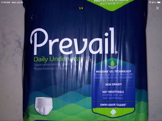 Pullups Prevail Daily Underwear Medium 34” - 46”