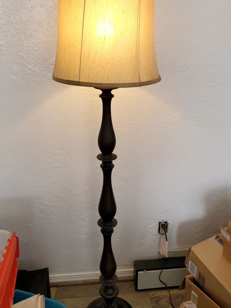 Solid Wood Floor Lamp Beautiful