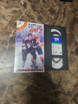 Lot of 2 Hockey VHS Tapes ICE Hot 2 1997 and Super Dooper Hockey Bloopers 1989