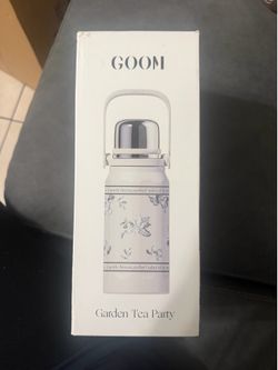 GOOM 20 oz "Garden Tea Party" Insulated Thermos / Flask