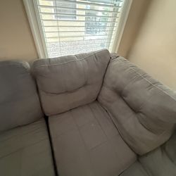 Grey sectional