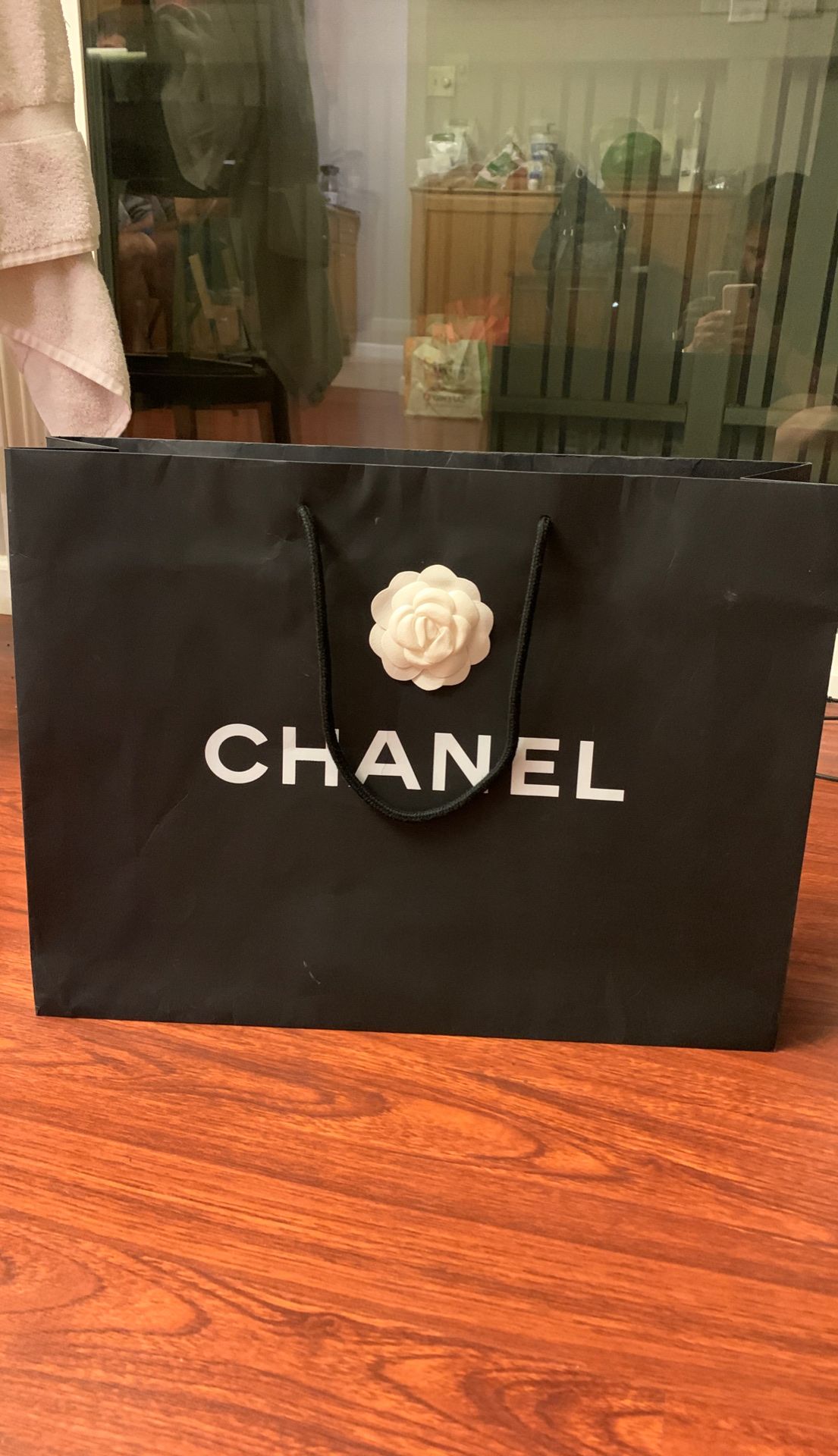 Chanel large shopping bag 20 x15x 5.5