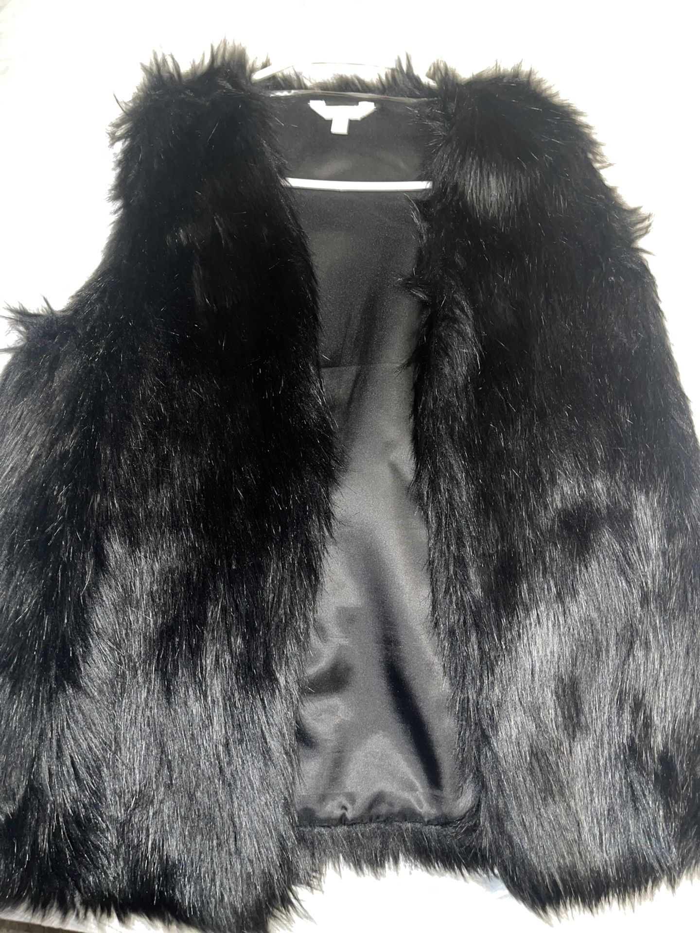 Black Fox Fur Vestted