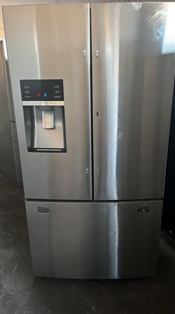 Samsung 3 Door Stainless Steel Refrigerator With Water and Ice Maker
