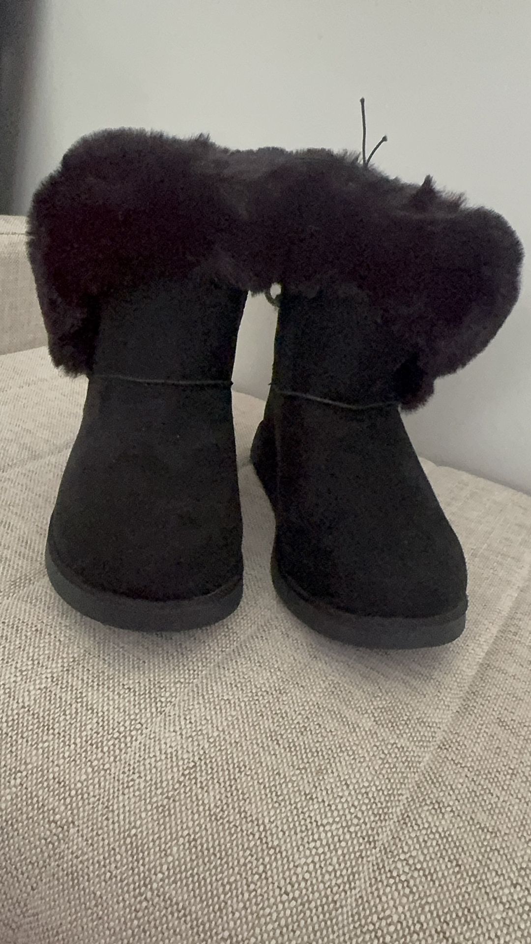 Juicy Couture Black Sole Boots Size 7