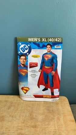 HALLOWEEN DC SUPERMAN ADULT SIZE XL COSTUME