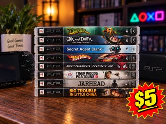 PSP Games & Movies — Spiderman 3, Jak & Daxter,  Individual Prices / Bulk Lot