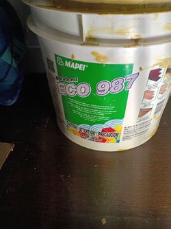Wood flooring glue