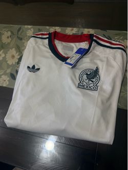 Authentic Adidas México Away White Long Sleeve  with Ultra Cup