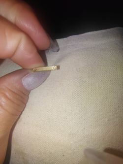 10 k lingerie pin/bar