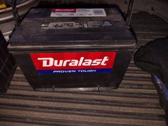Duralast side post car battery