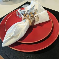 Dinner, Salad Plates & Napkin Rings