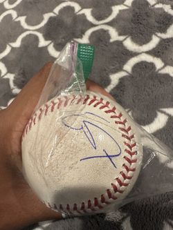 Dodgers Evan Phillips Autographed Ball